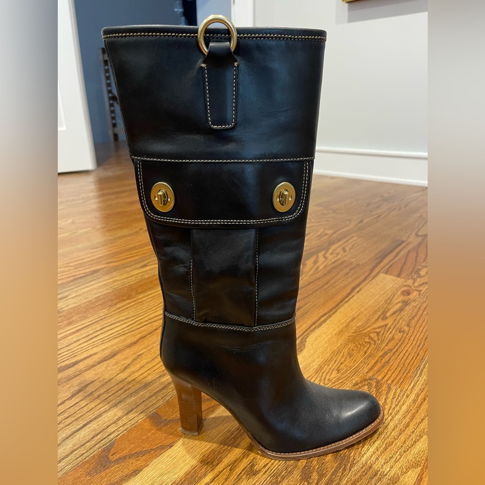🔥🔥Coach boots size 9.5 Gorgeous black boots 🔥🔥